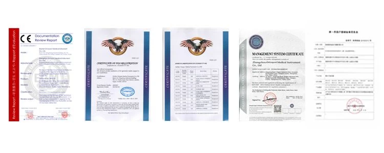 Telescopic ROM Knee Brace Certificate